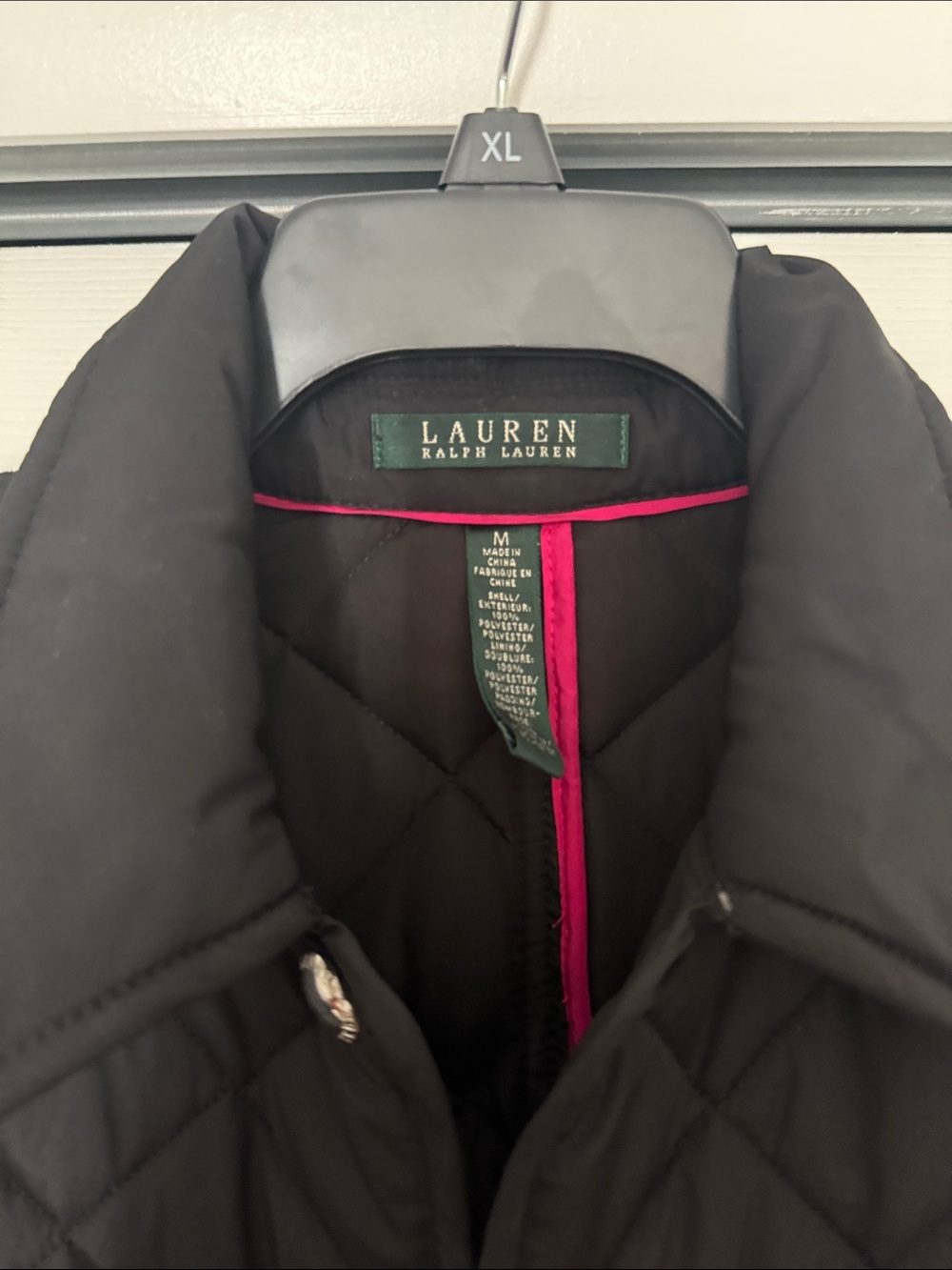 Lauren Ralph Lauren Black Quilted Snap-Front Jacket - Picture 4 of 9